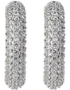 Pave Cz Hoops