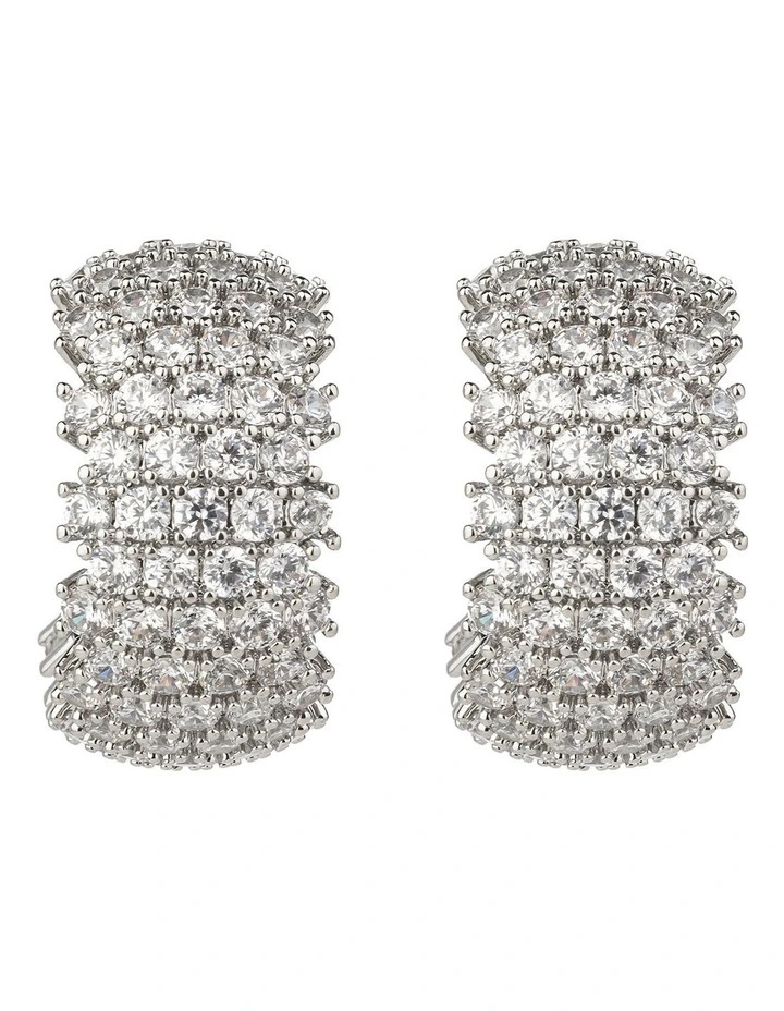 Hoop Earrings in Silver image 1