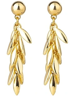 Tassel Drop Earrings in Gold