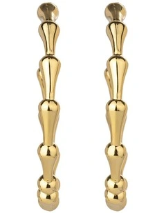Bamboo Hoop Earrings