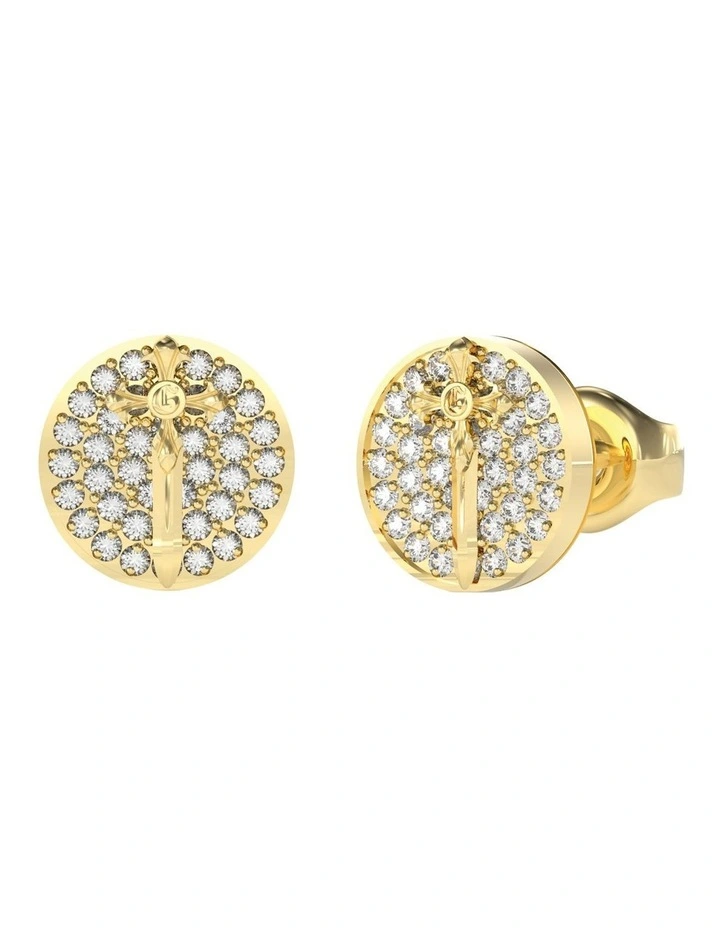 Rebel Knight Stud Earring in Gold image 1