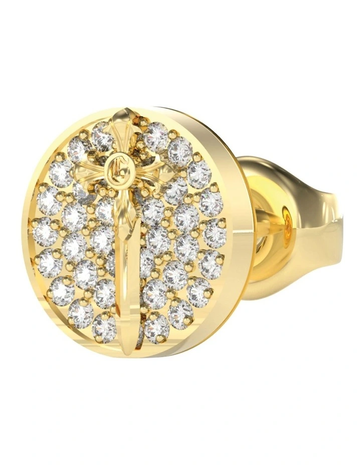 Rebel Knight Stud Earring in Gold image 2