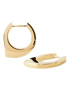 Oda Gold Hoop Earrings in Gold