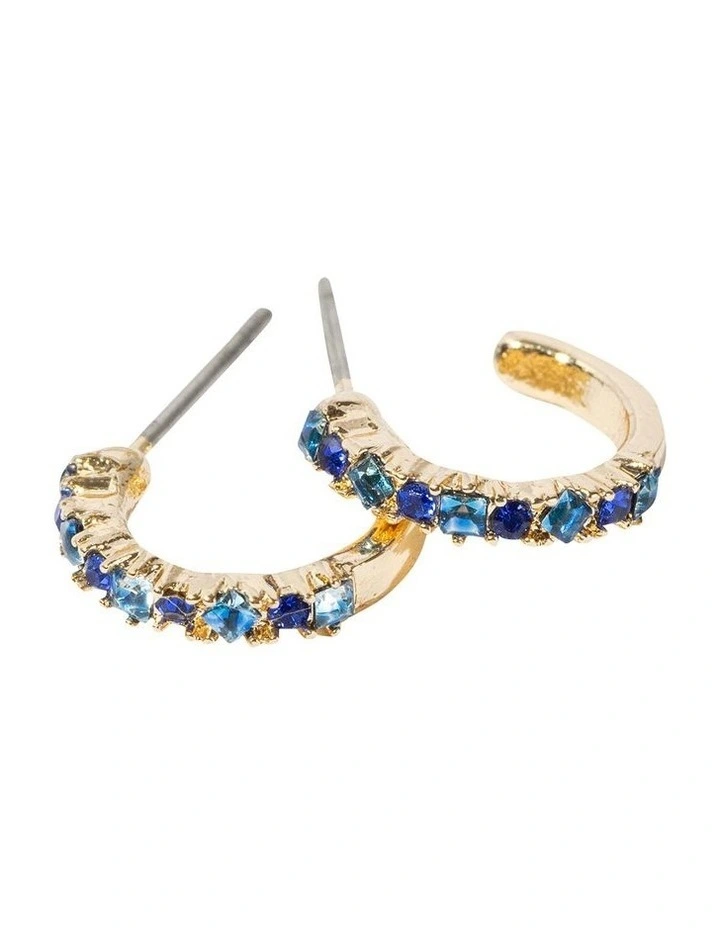 Floret Stud Earring Pack in Blue image 4