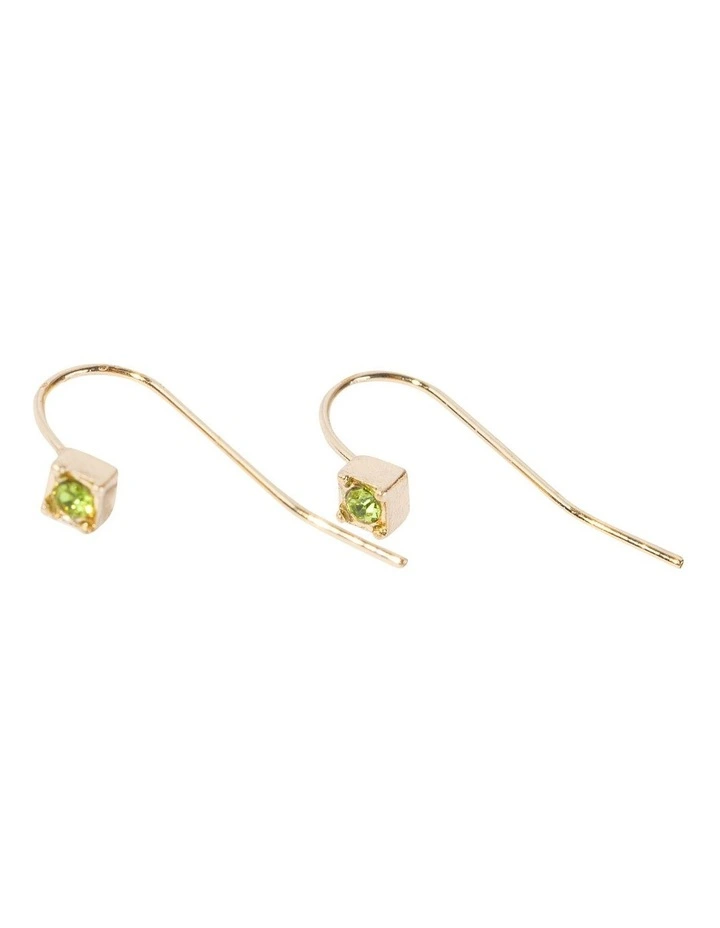 Fleur Stud Earring Pack in Green image 2