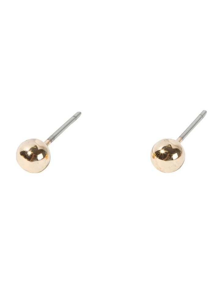 Fleur Stud Earring Pack in Green image 3