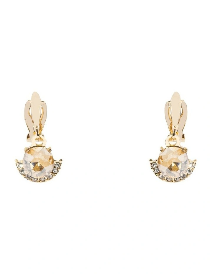 Nouveau Clip On Earrings in Gold image 1