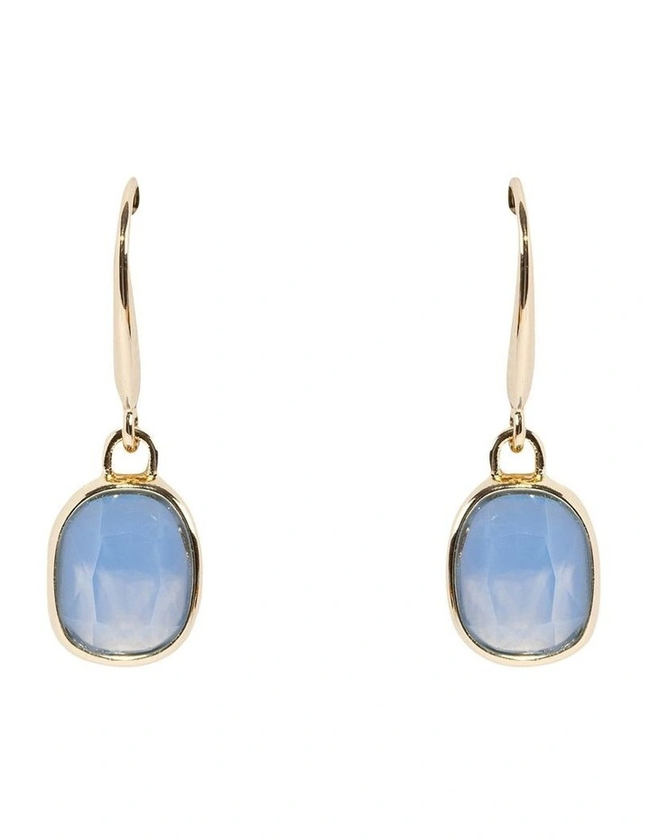 Serene Dangle Earrings in Blue image 1