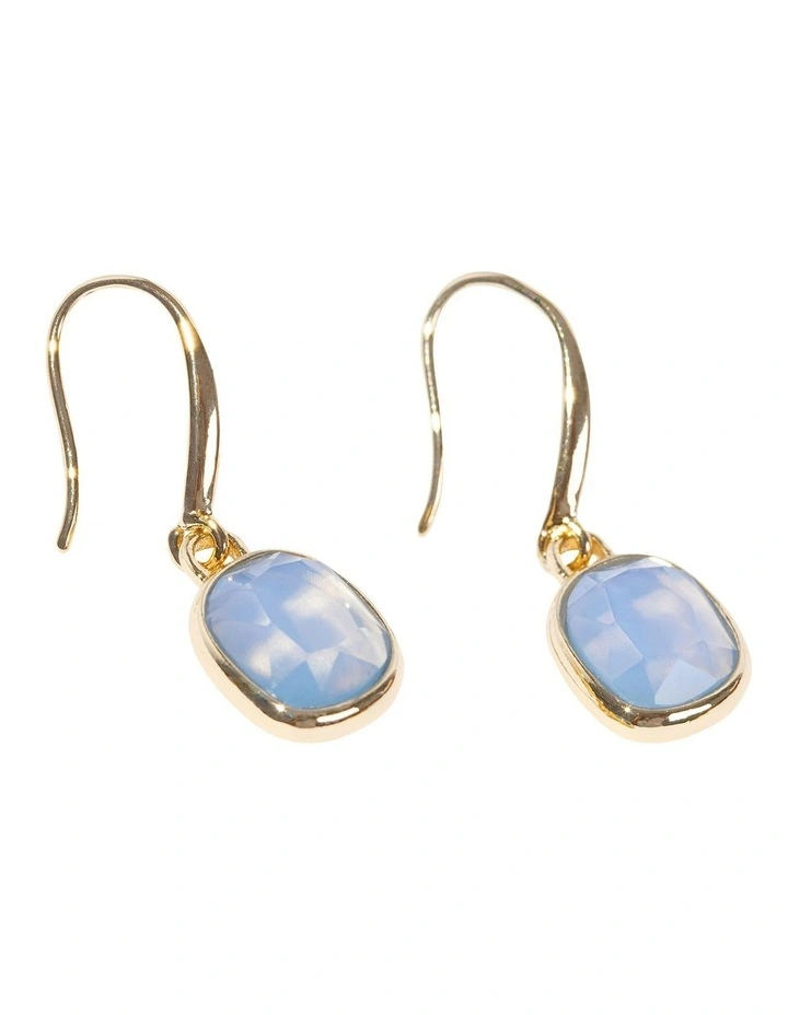 Serene Dangle Earrings in Blue image 2