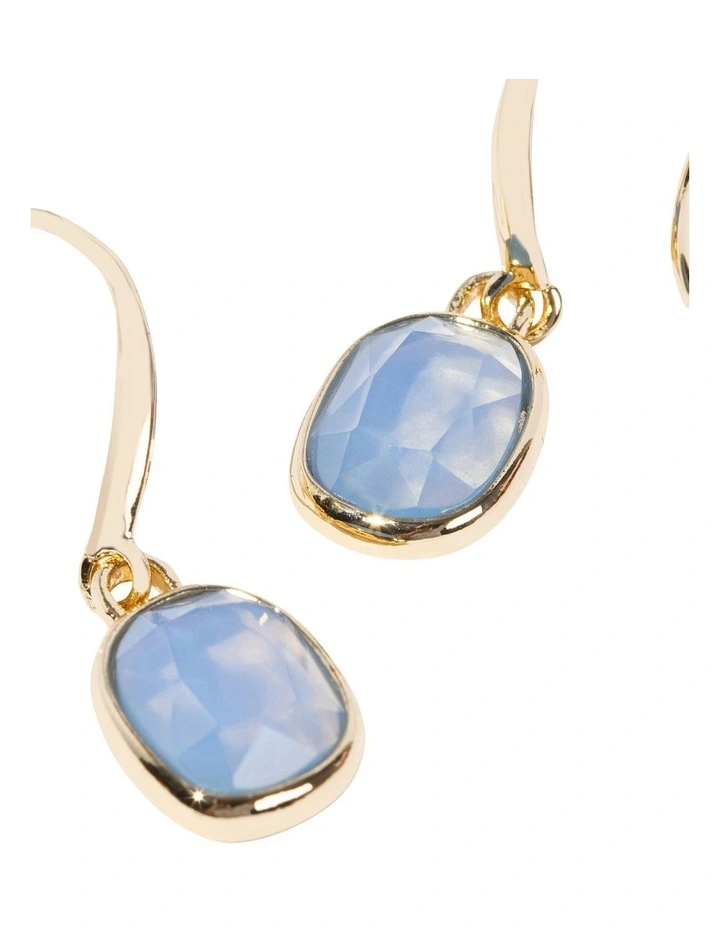 Serene Dangle Earrings in Blue image 3