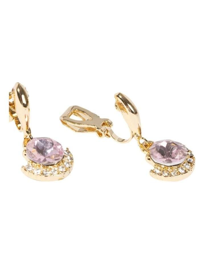 Nouveau Clip On Earrings in Multi image 3