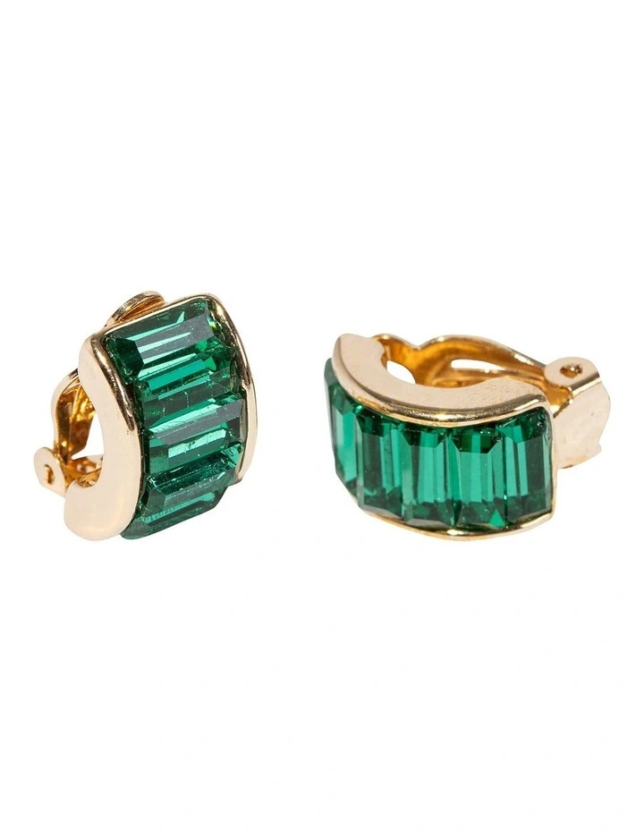 Moulin Earrings in Green image 2