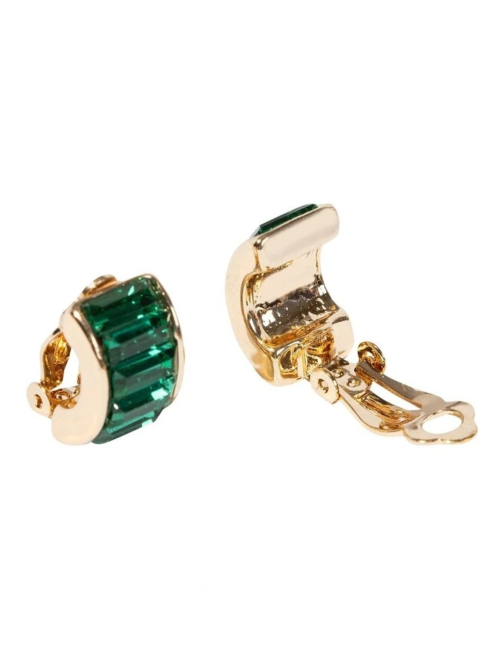 Moulin Earrings in Green image 3