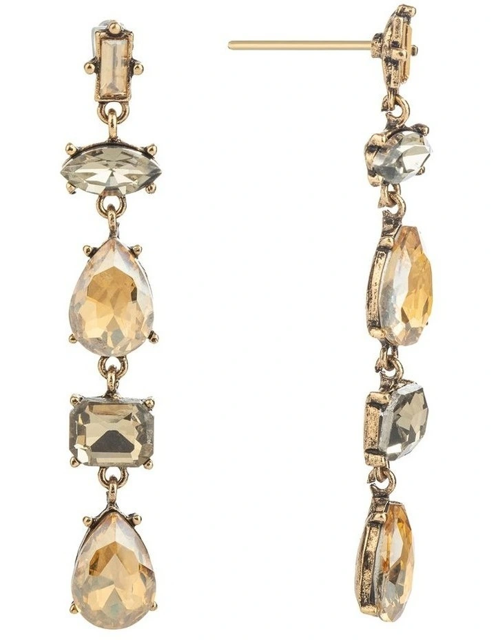 Drop Earrings GJEC051M in Champagne image 2
