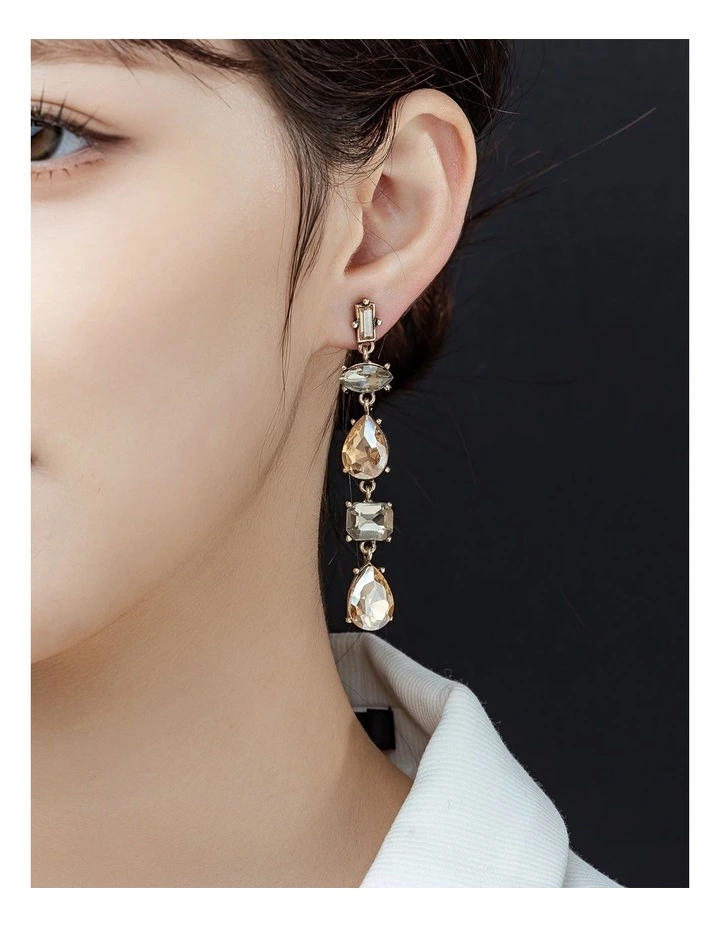 Drop Earrings GJEC051M in Champagne image 3