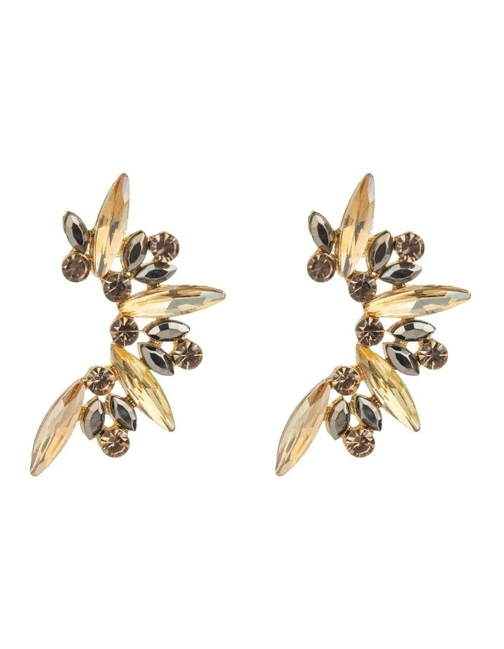 Starburst Earrings GJEC053M in Gold image 1