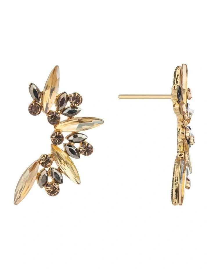 Starburst Earrings GJEC053M in Gold image 2