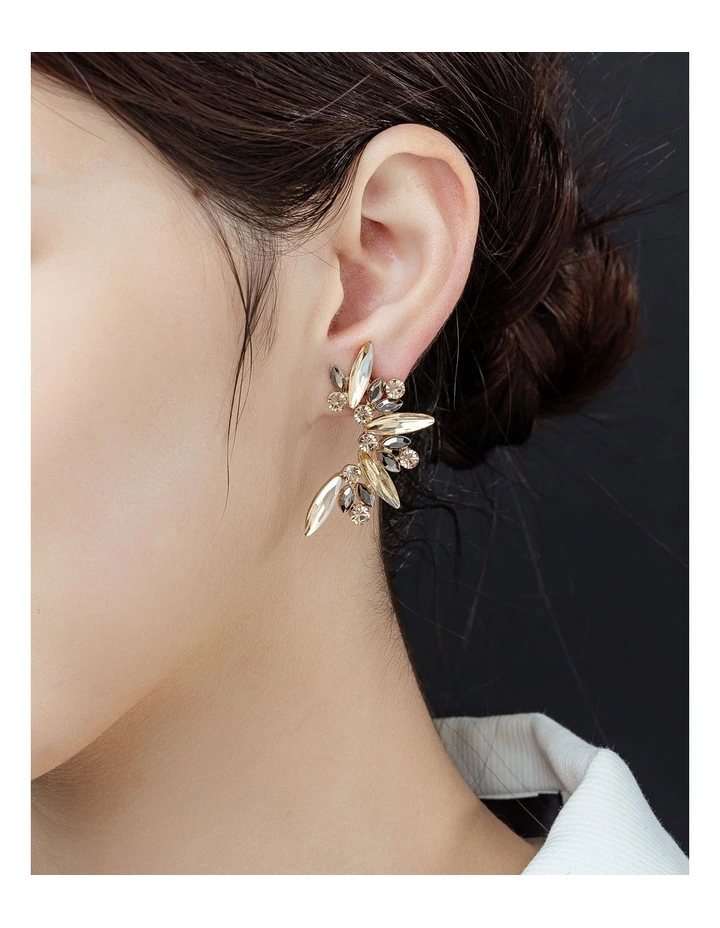 Starburst Earrings GJEC053M in Gold image 3