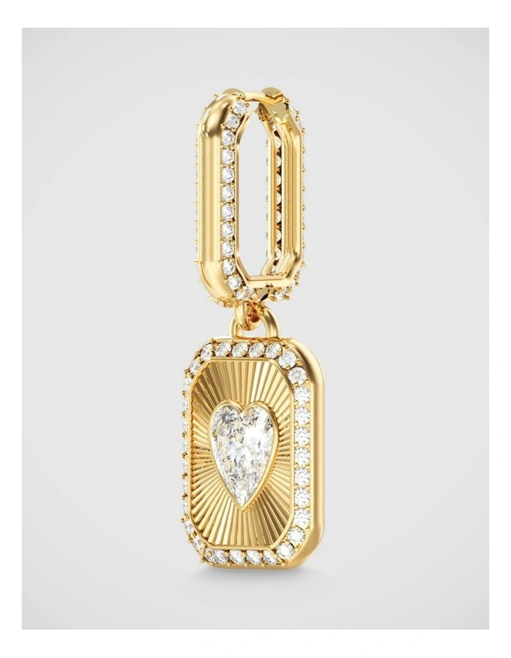 Guess Jewellery Crystal Love Gold Earrings image 2