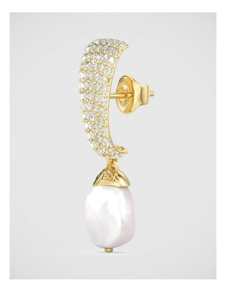 Guess Jewellery Pearly Gold Earrings image 2