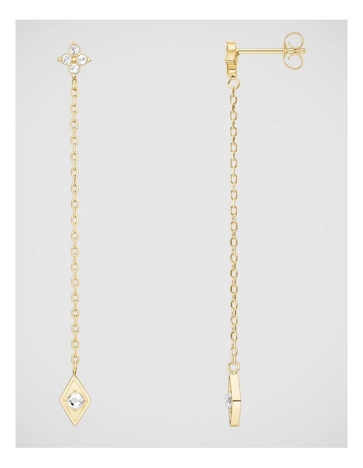 Rosefield Jewellery Diamond Star Gold Earrings image 3