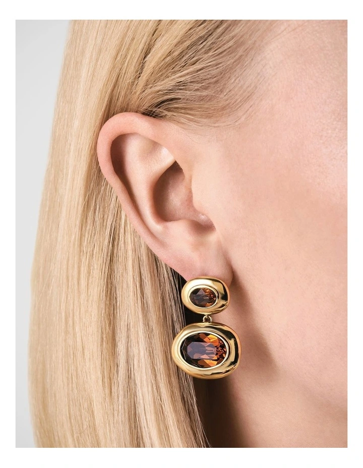 Rosefield Jewellery Mocha Gold Earrings image 2