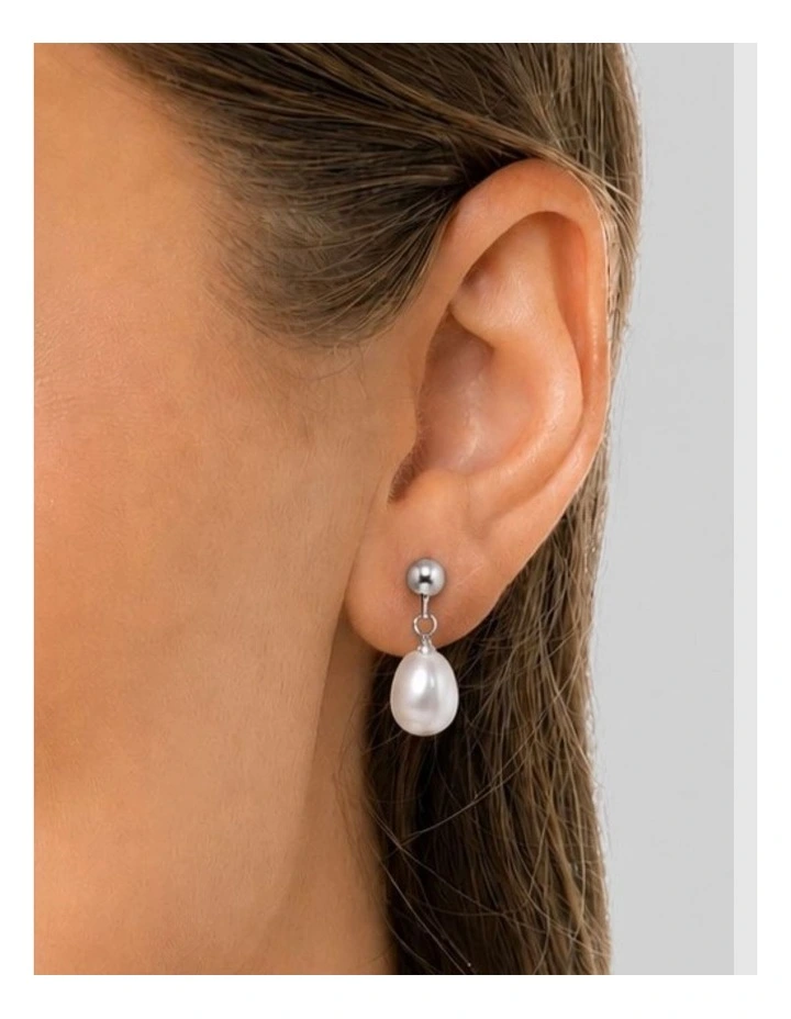 Pure Elements Silver Drop Earrings M0455AE002 image 2