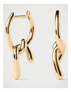 PDPAOLA Mini Twist Hoop Earring ARB1-D28-U Gold