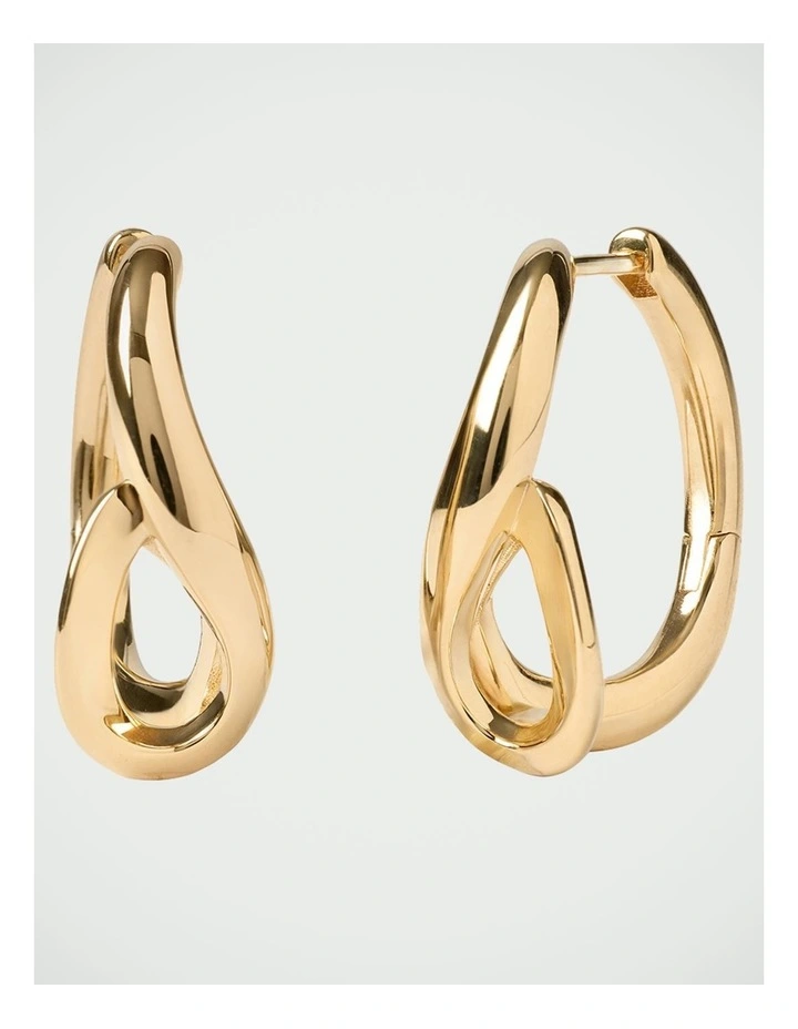 PDPAOLA Brise Mini Hoop Earring ARB1-G86-U  Gold image 1