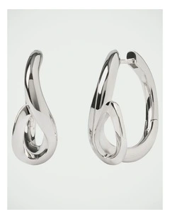 PDPAOLA Brise Mini Hoop Earring ARB2-G86-U Silver