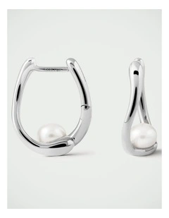 PDPAOLA La Perla Aura Hoops ARB2-G51-U  Silver