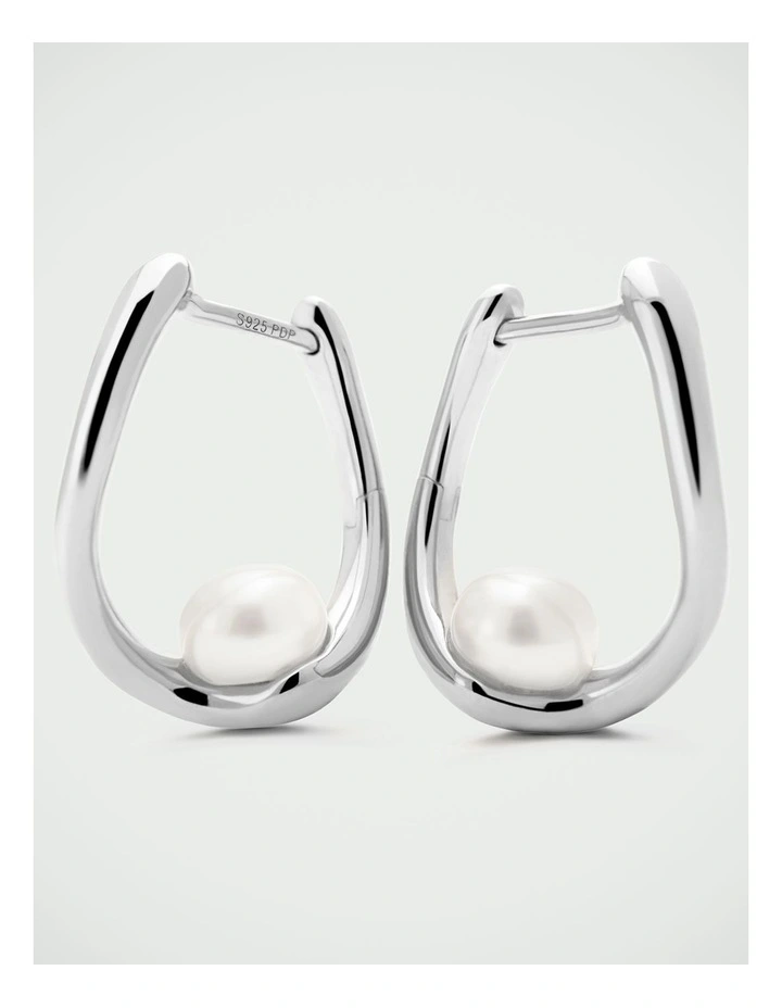 PDPAOLA La Perla Aura Hoops ARB2-G51-U Silver image 3