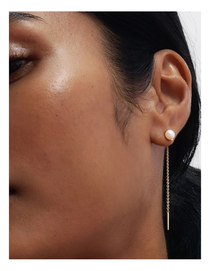 PDPAOLA La Perla Lyra Earrings ARB1-G57-U Gold image 2