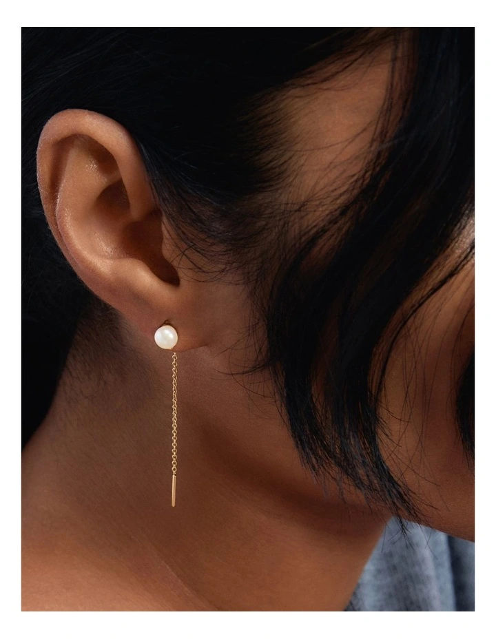 PDPAOLA La Perla Lyra Earrings ARB1-G57-U Gold image 4