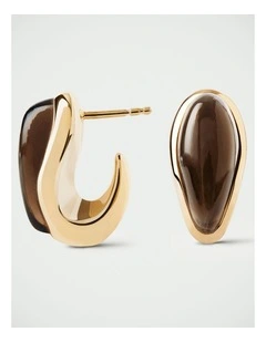 PDPAOLA Quartz Luna Earrings ARB1-G07-U Gold