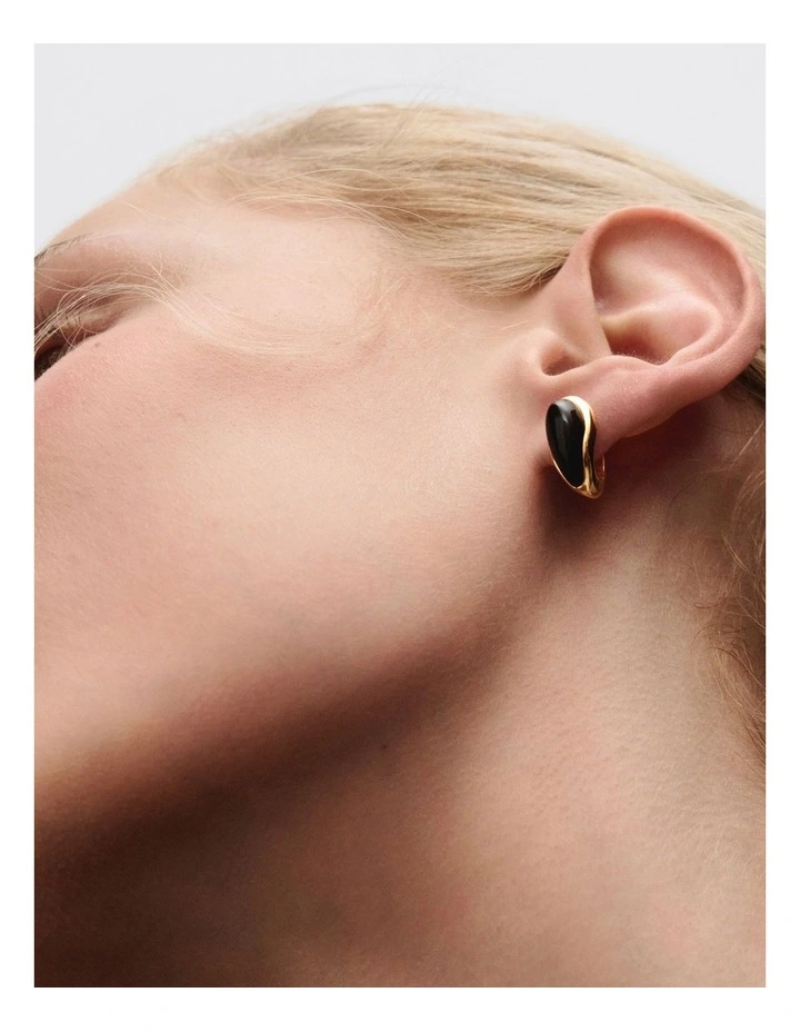 PDPAOLA Quartz Luna Earrings ARB1-G07-U Gold image 4