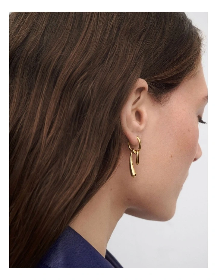 PDPAOLA Twist Hoops ARB1-D27-U Gold image 4