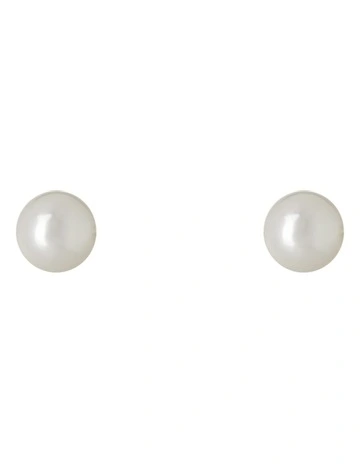 Stud Earrings 12mm in Pearl
