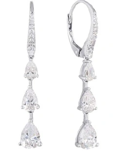 Chantelle Triple Teardrop Earring
