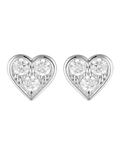 Cupid Earring Silver