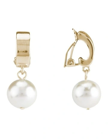 Grace Clip Earring in Ivory