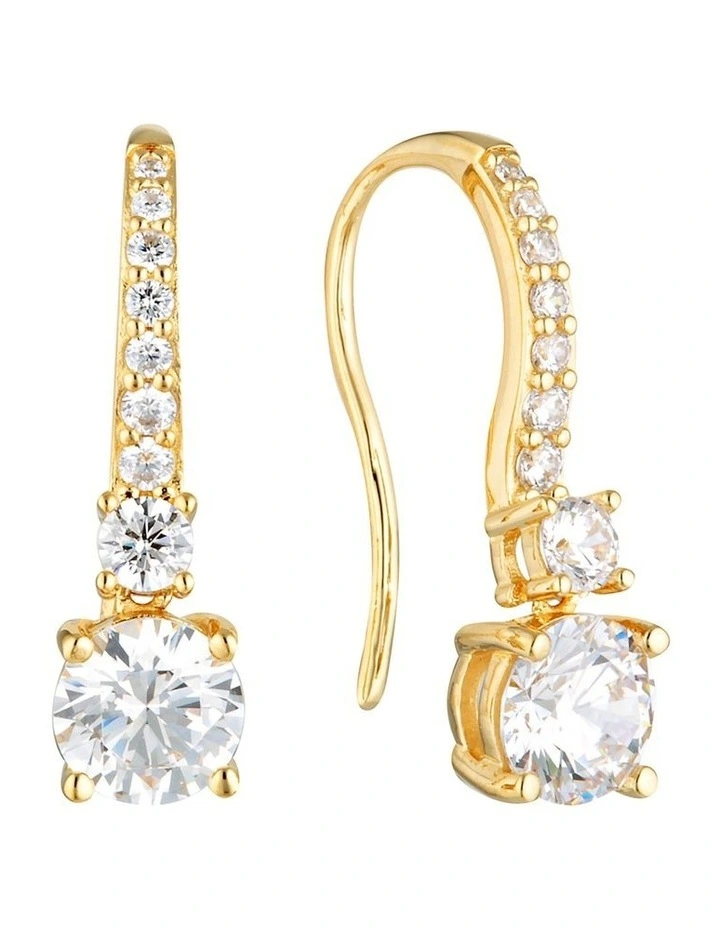 Iconic Bridal Daphne Gold Earrings image 1