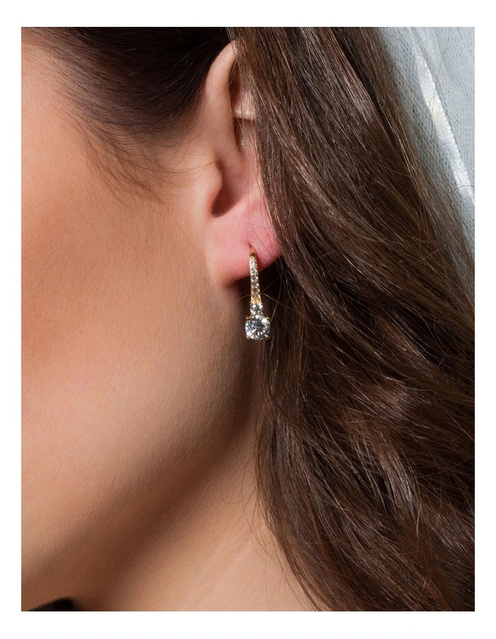 Iconic Bridal Daphne Gold Earrings image 2
