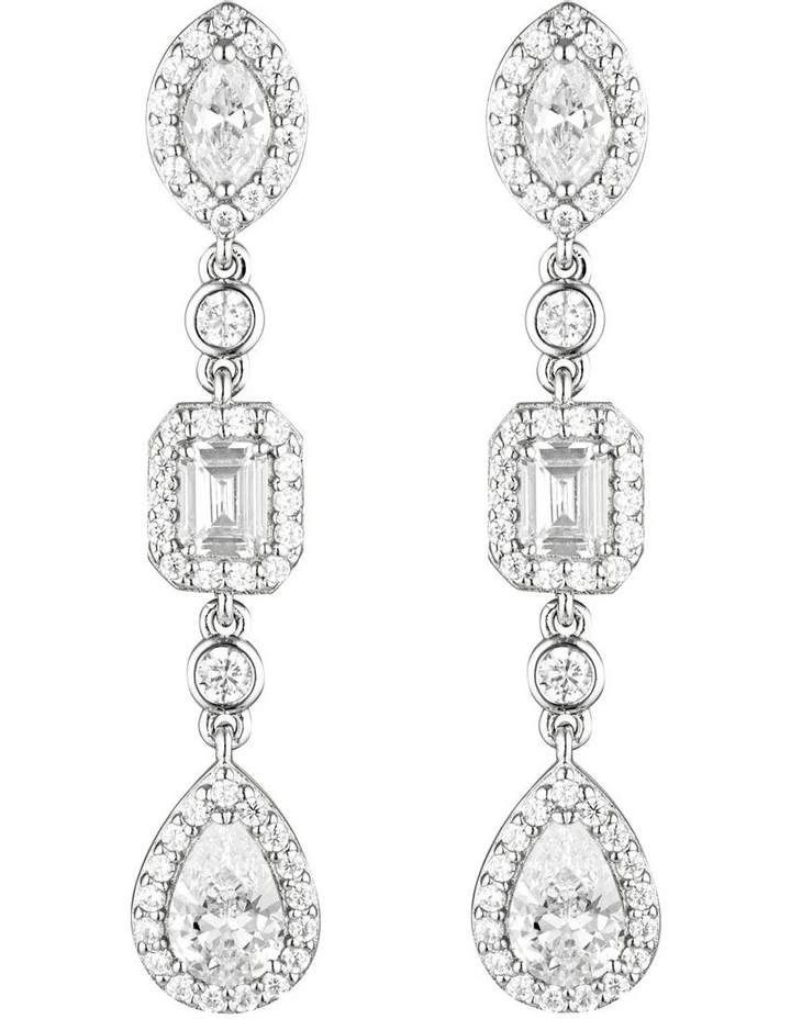 Pina Colada Silver Earring image 1