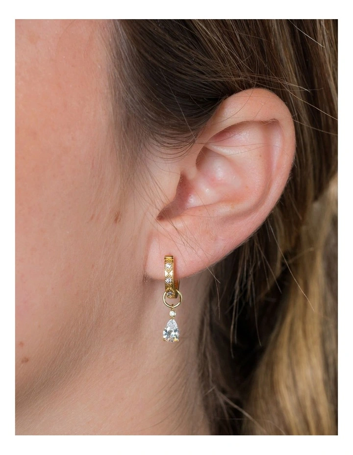 Sherbert Shimmer Gold Earrings image 2