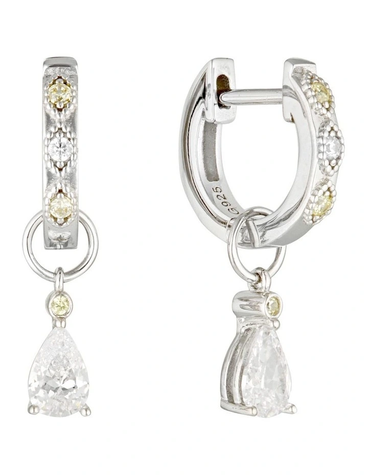 Sherbert Shimmer Silver Earring image 1