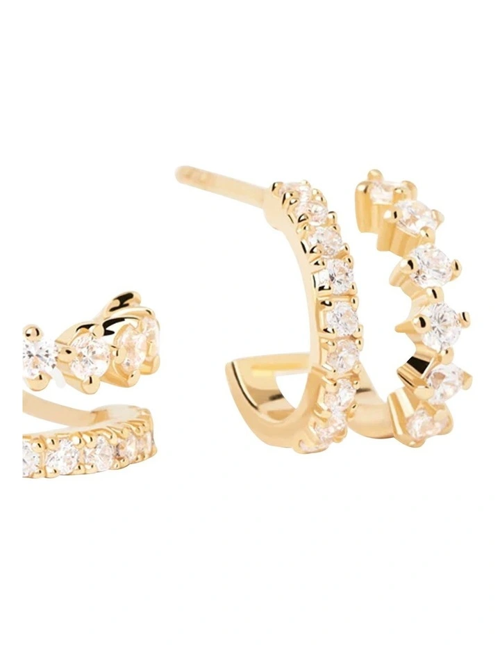 Rubi Earrings in Gold image 2
