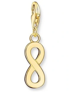 Club Infinity Charm Pendent in Gold