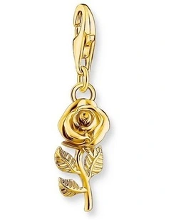 Club Rose Charm in Gold