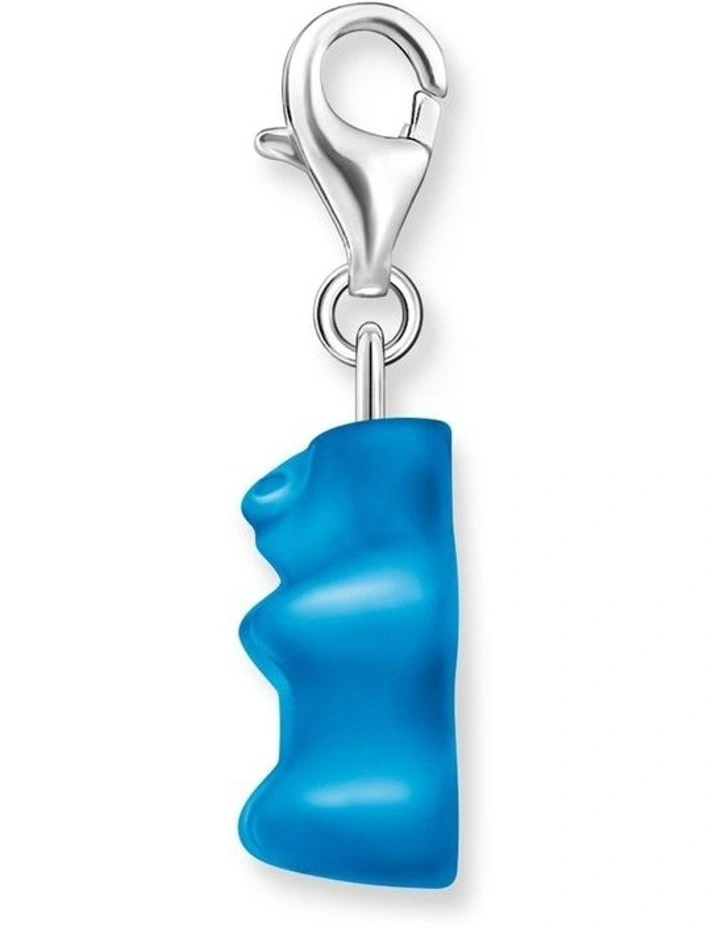 Club Haribo Bear Charm in Blue/Silver image 2
